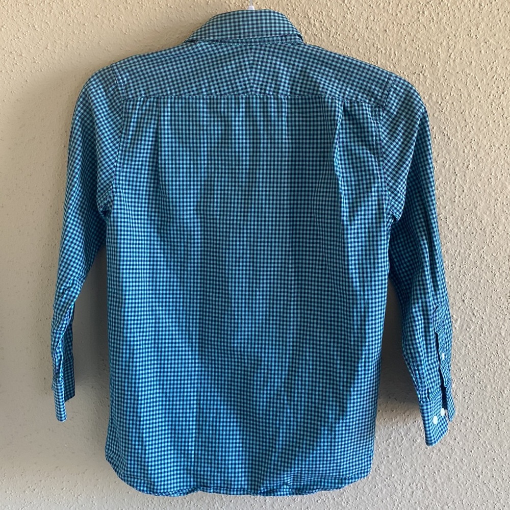 NORDSTROM Boy Shirt, Green & Black Color, Size 8. - Picture 3 of 4